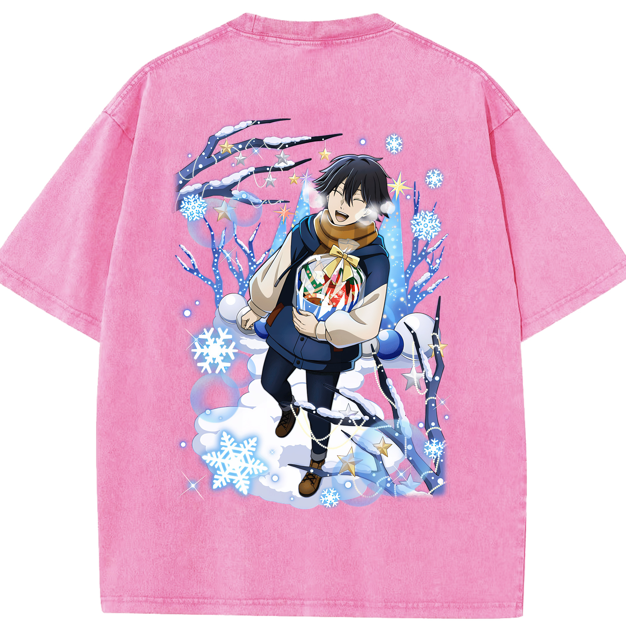 （画像用） 文豪ストレイドッグス Bungo Stray Dogs 綿100% ヴィンテージ風 半袖Tシャツ（背面プリント）